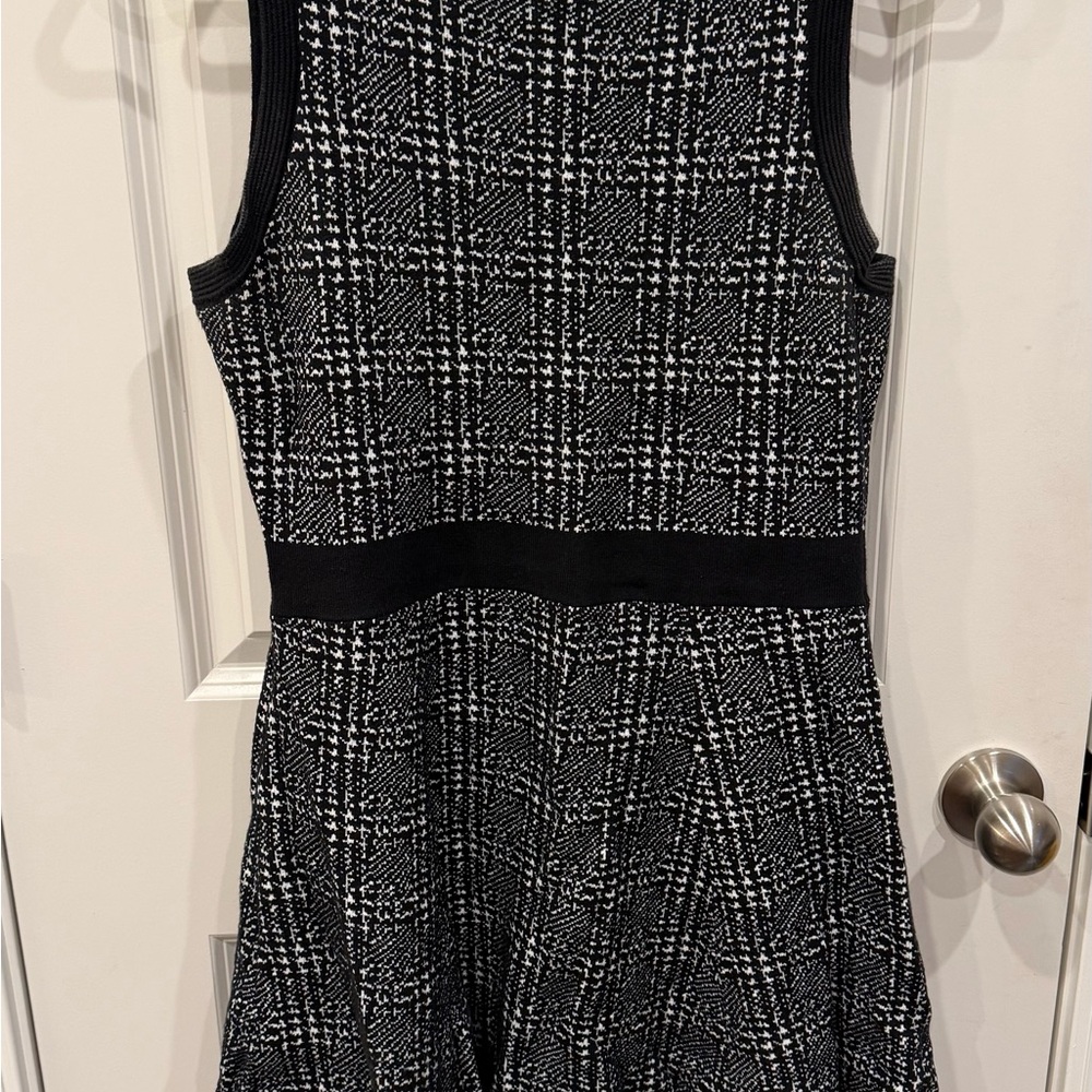 Kate Spade Black and White Checkered Mini Dress